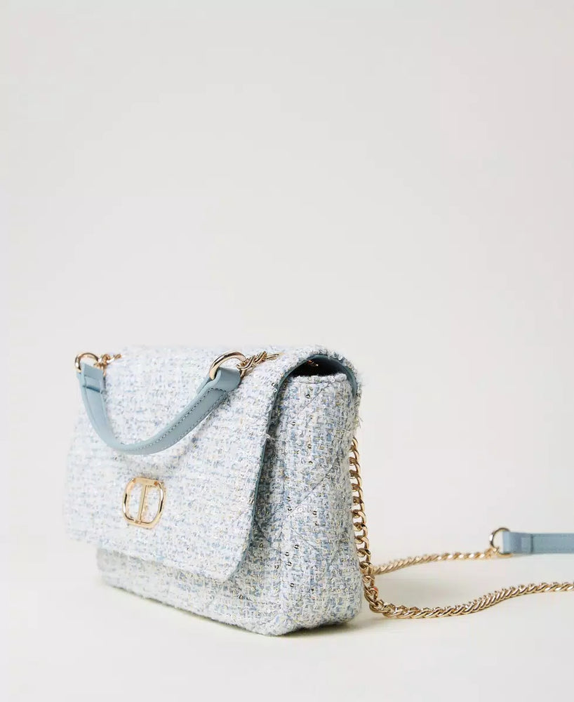 Mittelgroße Umhängetasche „Audrey“ aus Jacquard