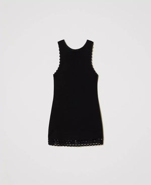 2-in-1-Stricktop mit Lochmuster