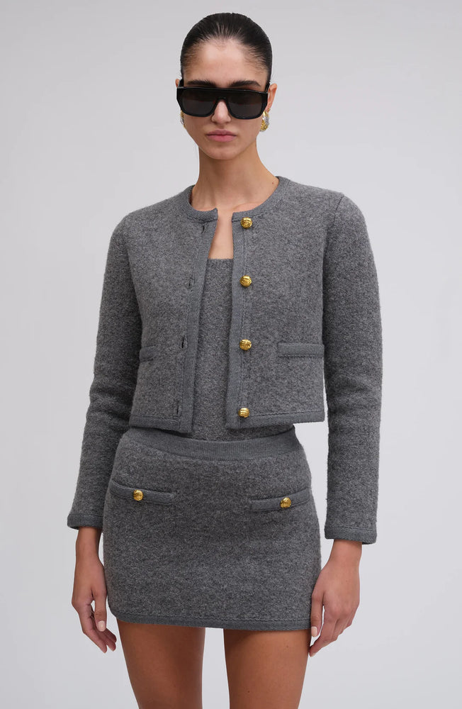 DALYA SKIRT - SLATE GREY