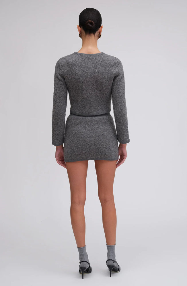 DALYA SKIRT - SLATE GREY