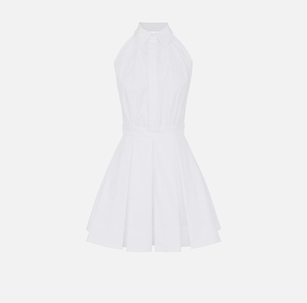 Kleid aus Baumwoll-Gabardine