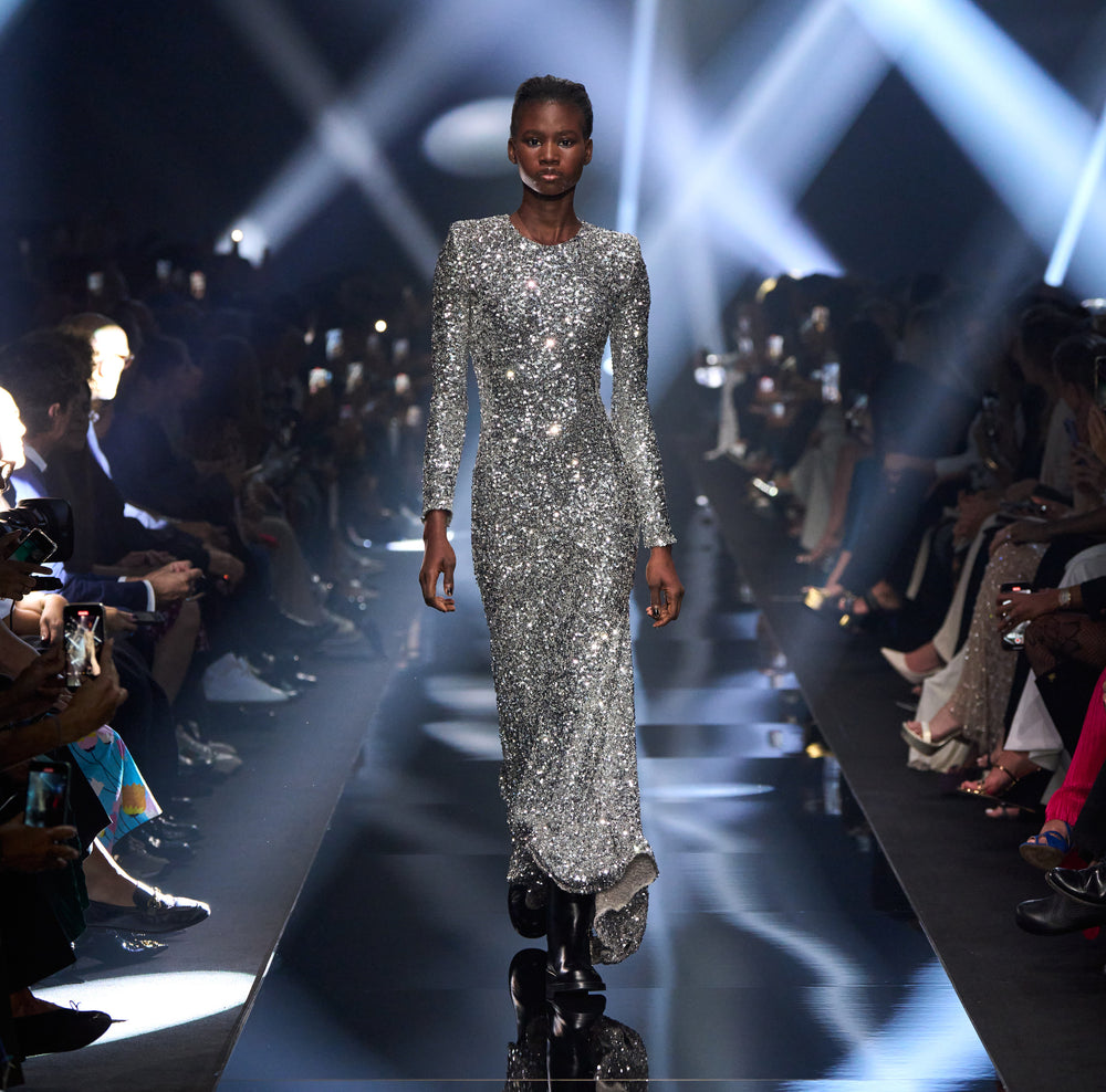 Red Carpet-Kleid aus Pailletten