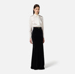 Red Carpet-Kleid aus Satin und Samt
