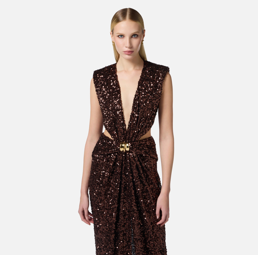 Red Carpet-Kleid aus Pailletten