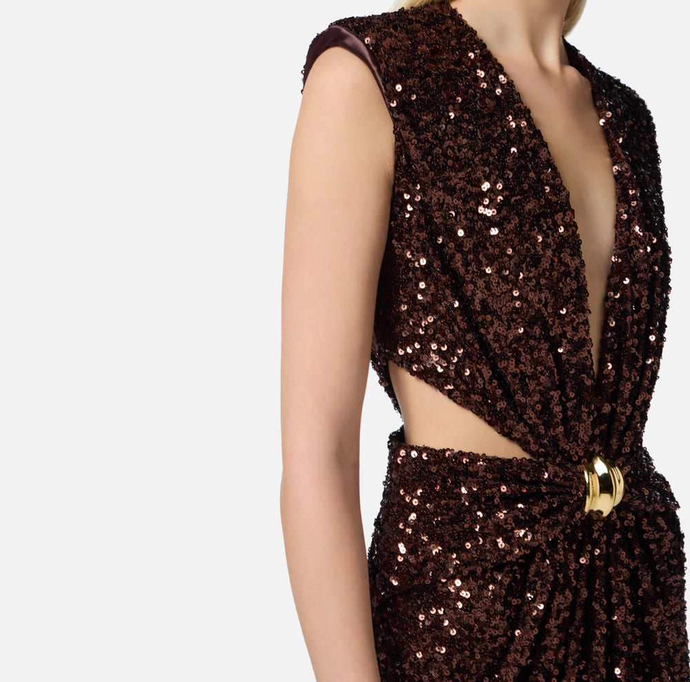 Red Carpet-Kleid aus Pailletten