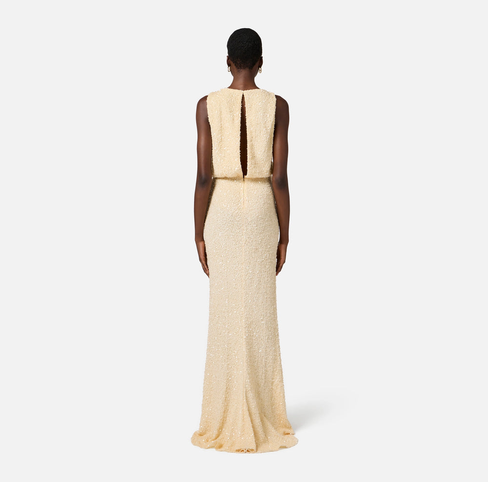 Red Carpet Kleid aus Pailletten mit Logodetail