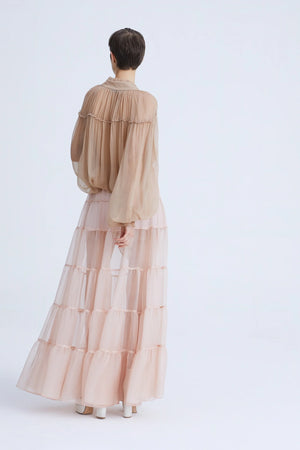 BLOUSE IN SILK CHIFFON