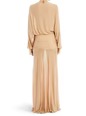 Maxikleid mit Schwanenmotiv