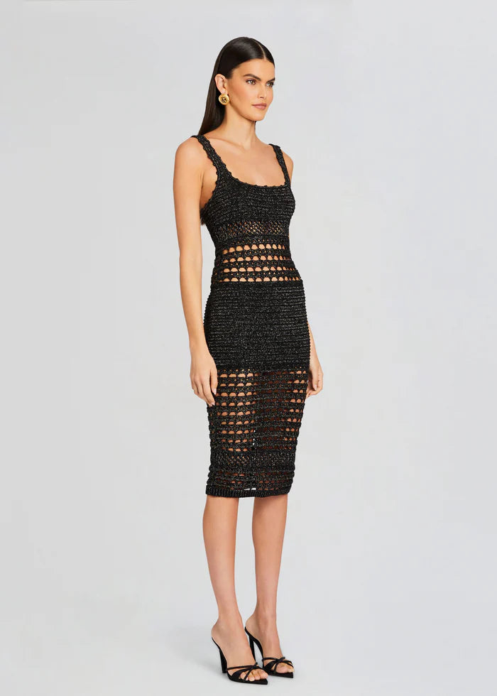 AVRIL KNIT CROCHET DRESS