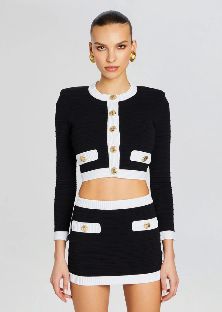 MOORE BANDAGE KNIT JACKET