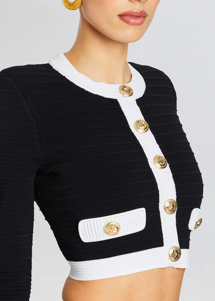 MOORE BANDAGE KNIT JACKET