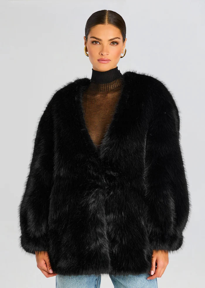 HEIRESS FAUX FUR JACKET