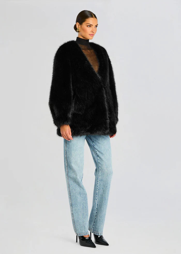 HEIRESS FAUX FUR JACKET