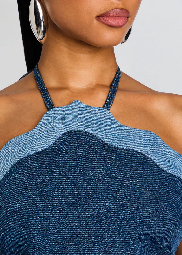 RHONDA DENIM TOP