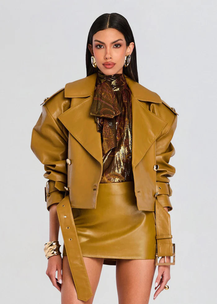 MALENE LEATHER JACKET