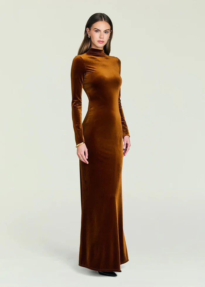 VIOLA VELVET MAXI DRESS