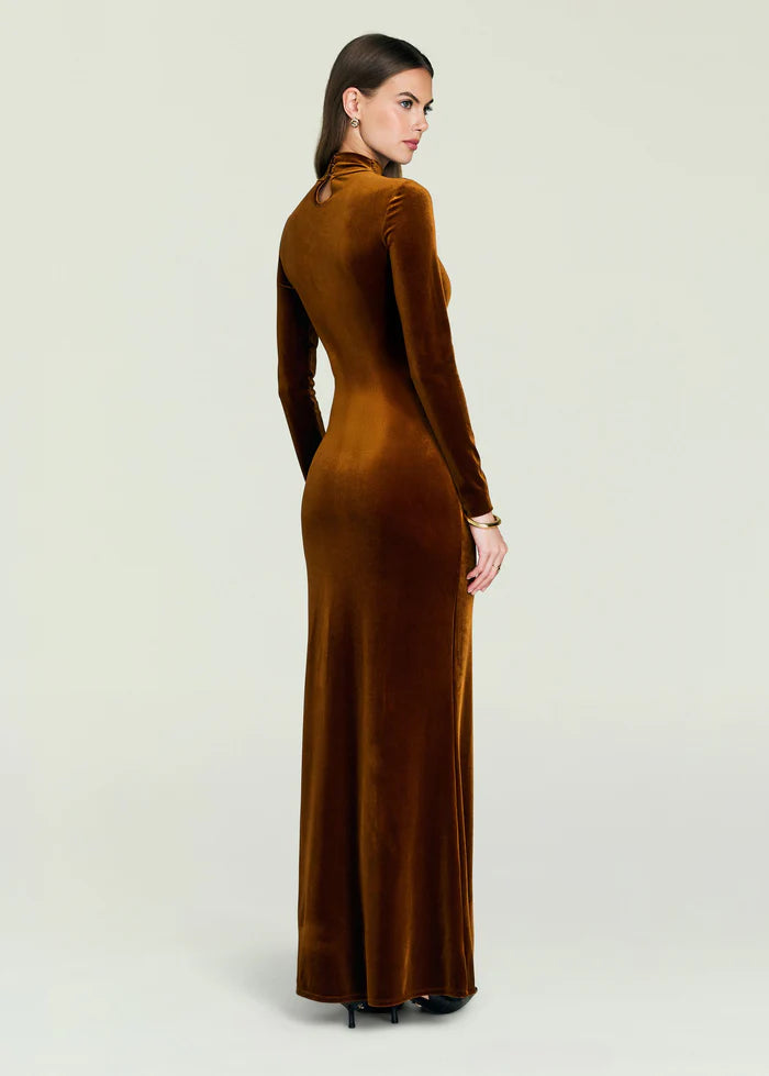 VIOLA VELVET MAXI DRESS