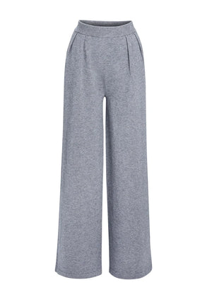 ALYA KNIT PLEATED TROUSERS