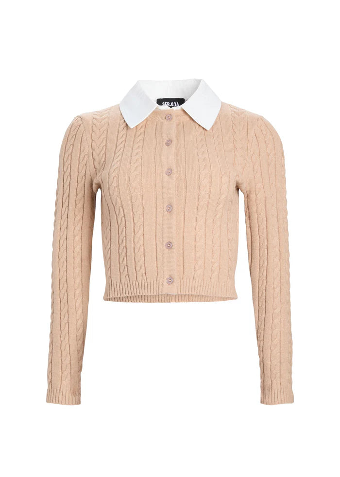 ELOISE CABLE KNIT CARDIGAN