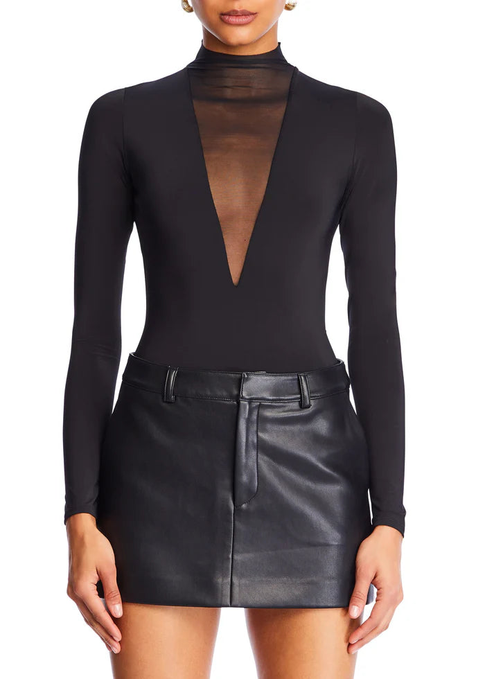 JACKIE MESH BODYSUITJACKIE MESH BODYSUIT
