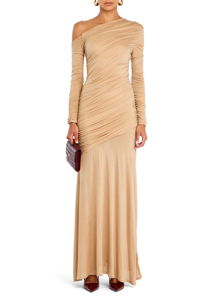 PERSEPHONE RUCHED MAXI DRESS