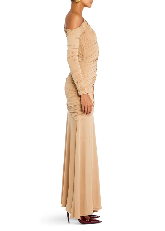 PERSEPHONE RUCHED MAXI DRESS