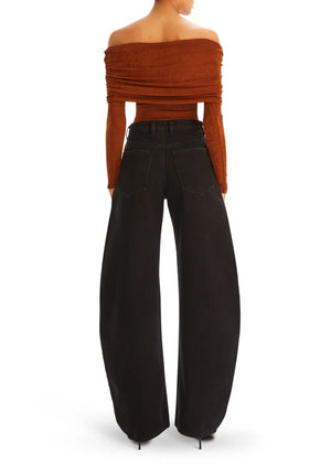 MARBEL MID RISE BARREL JEAN