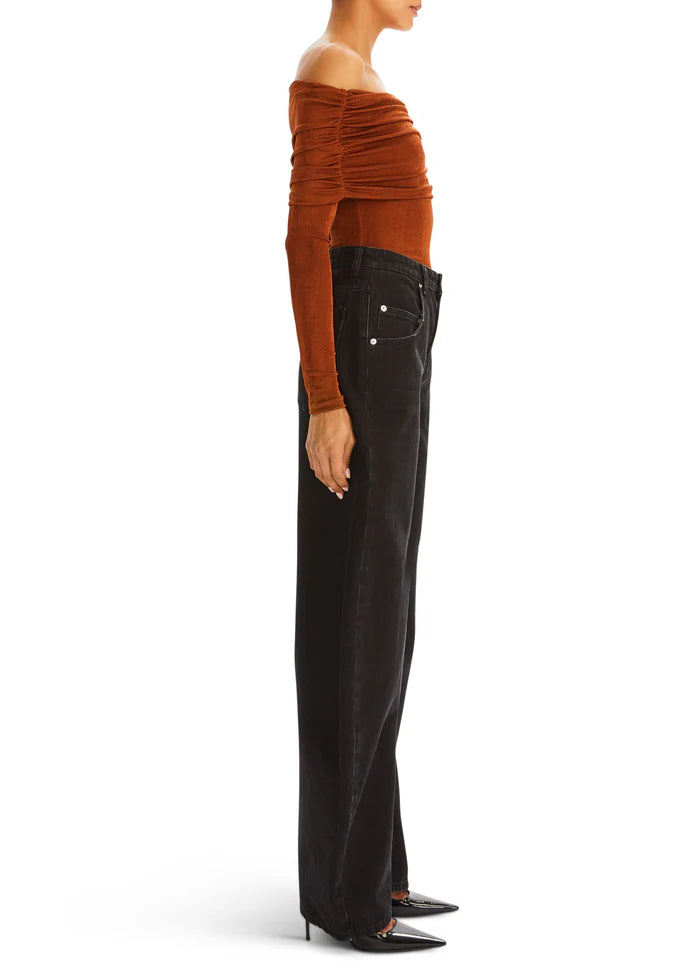MARBEL MID RISE BARREL JEAN