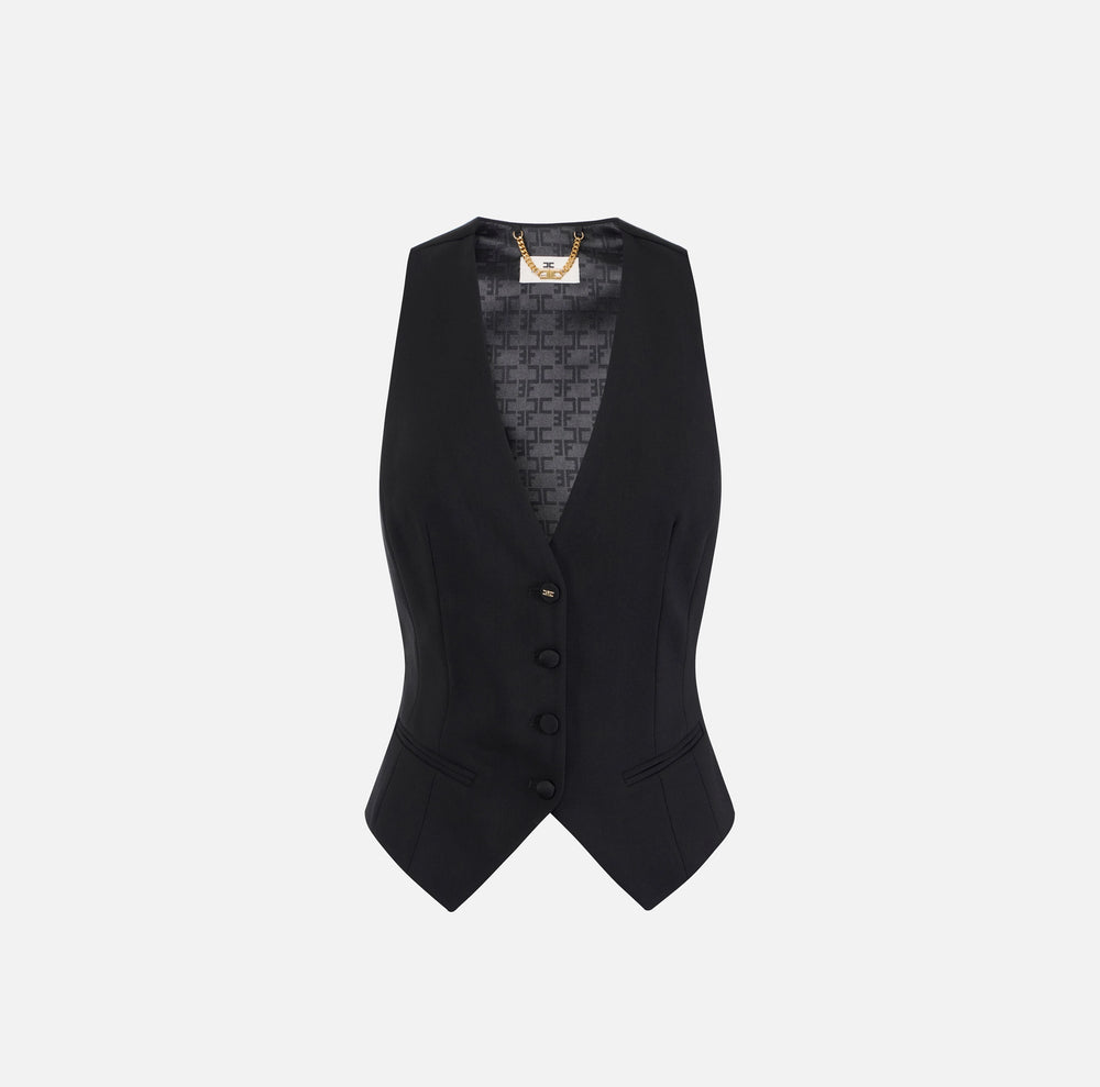 Weste aus leichter Wolle