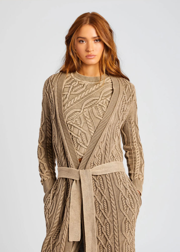 ADALINE CABLE KNIT CARDIGAN
