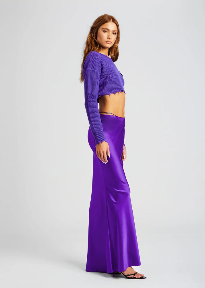 SILVANA SILK MAXI SKIRT