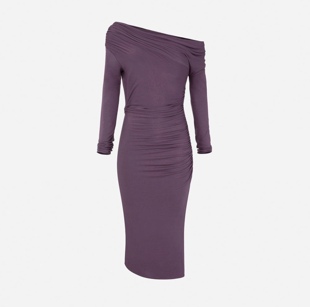 Asymmetrisches Kleid aus Jersey