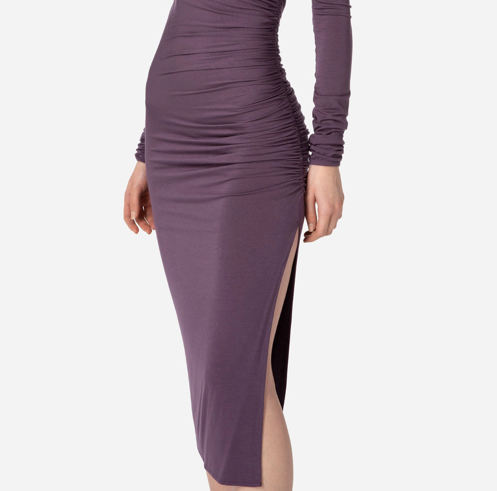 Asymmetrisches Kleid aus Jersey