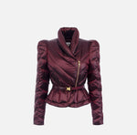 Steppjacke aus Segeltuch mit Schößchen