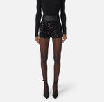 Shorts aus Pailletten