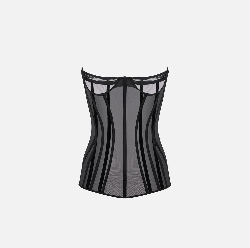 Bustier aus Tüll