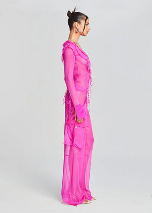 AVIVA SILK CHIFFON BLOUSE