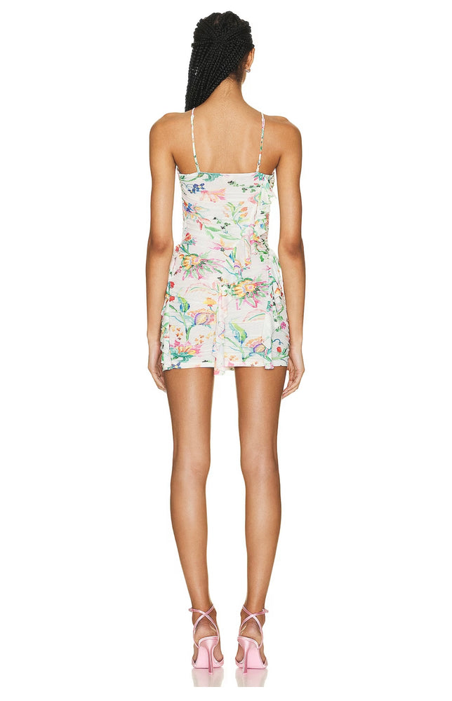 Susan Tropical Mini-Kleid