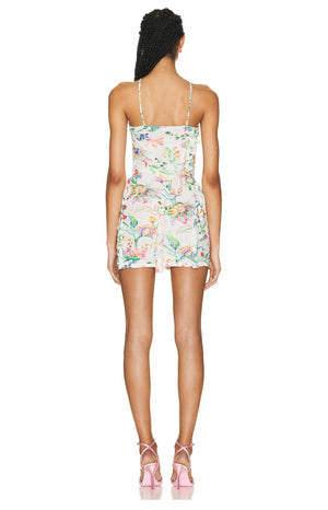 Susan Tropical Mini-Kleid