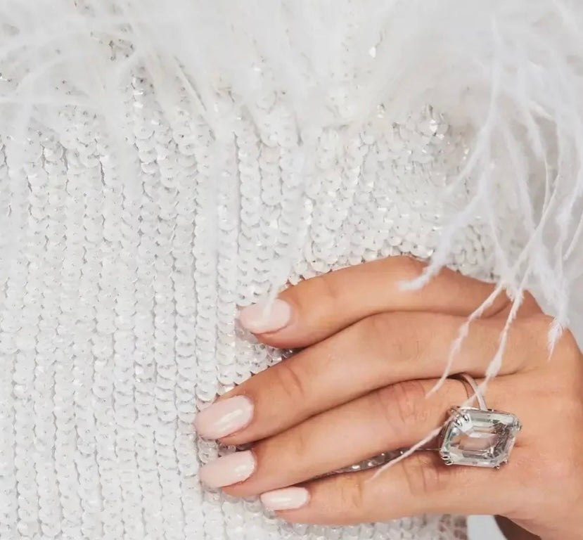 TORIN SEQUIN FEATHER DRESS