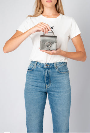 MICRO LOVE BAG TOP HANDLE LIZARD