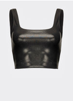 CROP-TOP IN METALLIC
