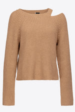 GERIPPTER PULLOVER AUS KASCHMIR