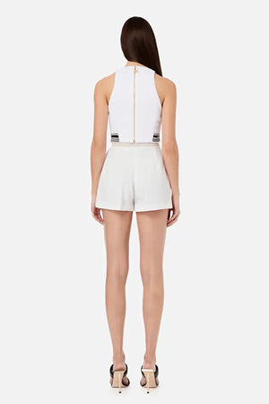 Shorts mit Logo-Spitze