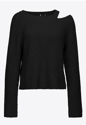 GERIPPTER PULLOVER AUS KASCHMIR