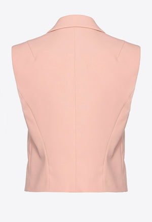 KURZE WESTE SATIN
