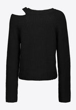GERIPPTER PULLOVER AUS KASCHMIR