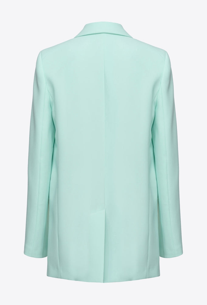 EINREIHIGER BLAZER AUS STRETCH-CRÊPE