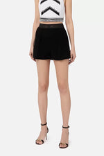 Shorts mit Logo-Spitze