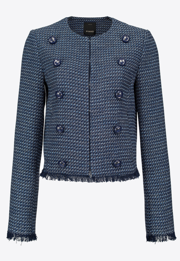 Boxy-Jacke aus Tweed